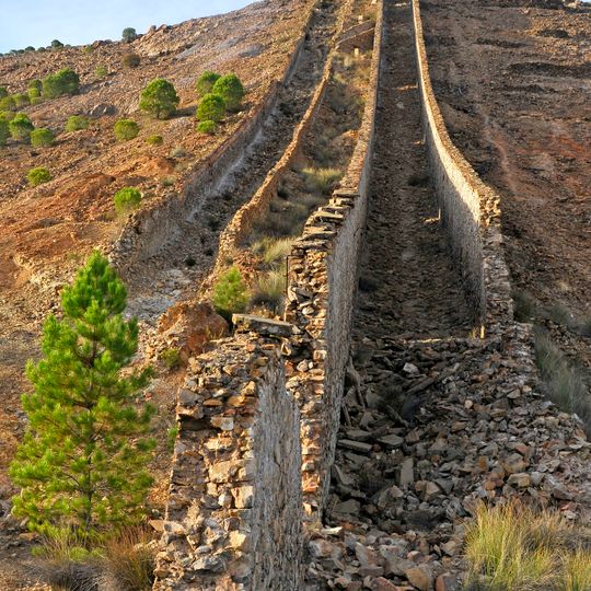 Chimeneas de la fundición de piritas