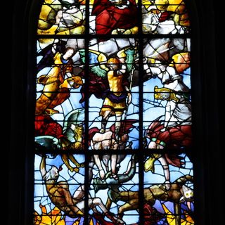 Stained-glass windows Monuments Historiques of église Saint-Aignan (Chartres) baie 12