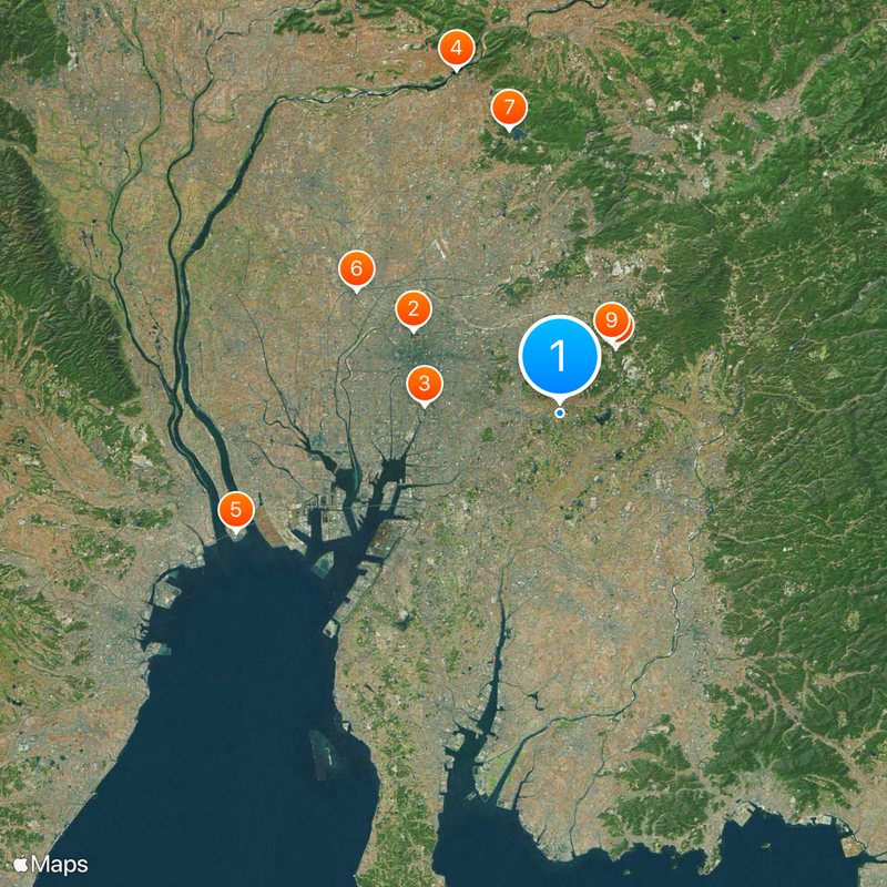 Province d'Owari Carte