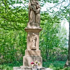 Socha svaté Anny s Pannou Marií u Chvalčova