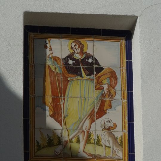 Ceramic panel of Saint Roch