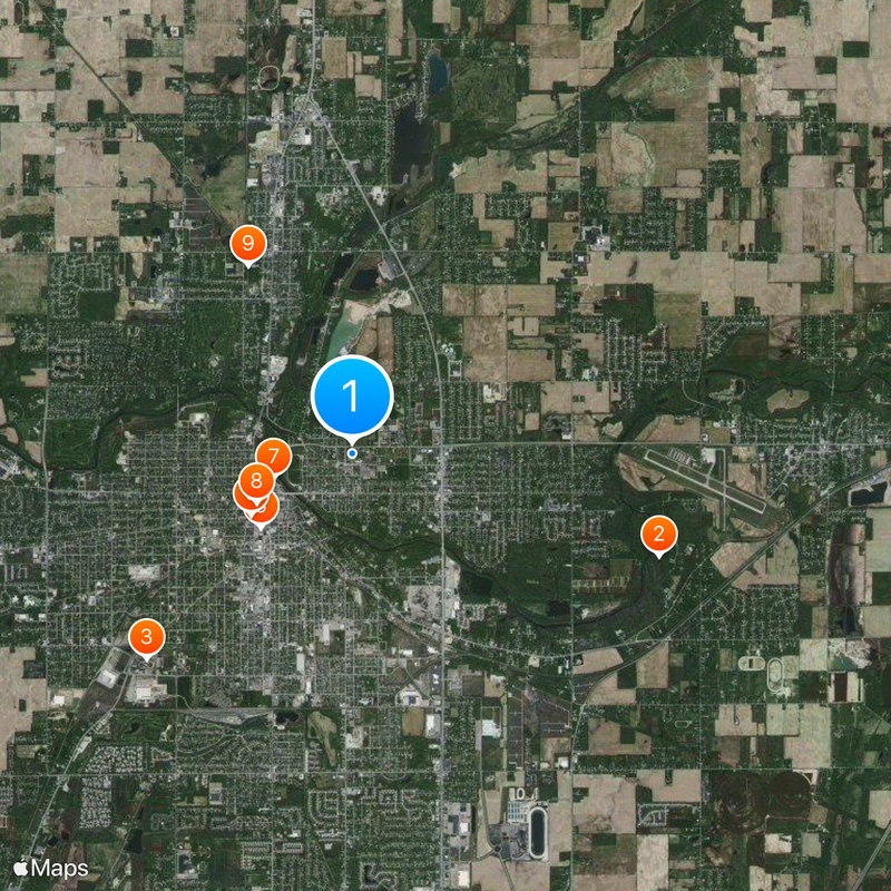 Anderson University Map