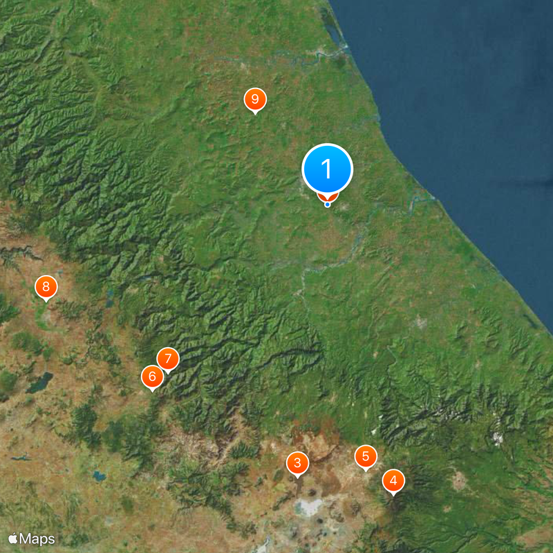 Pyramid of the Niches Map