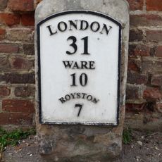 Milestone Against East Wall Of St Peter's Church