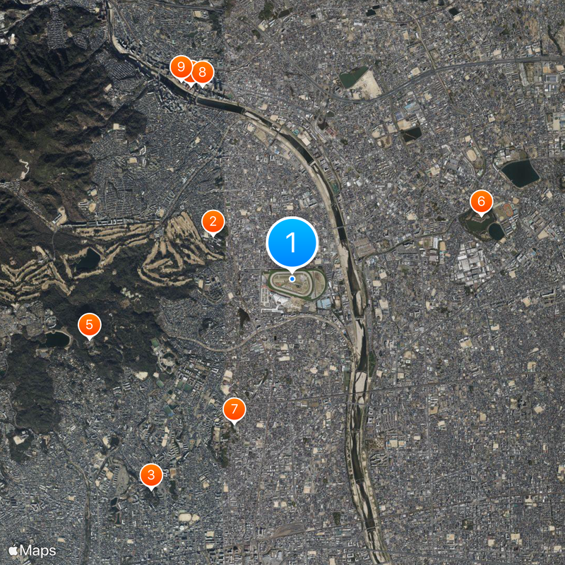 Hanshin Racecourse Map