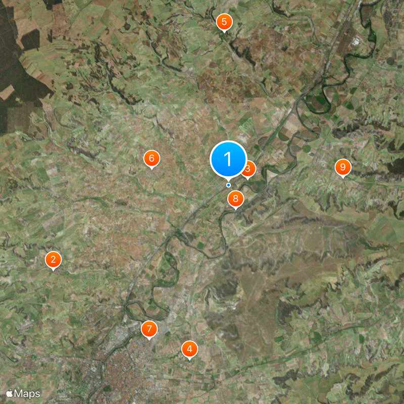 Canal de Castilla Mapa