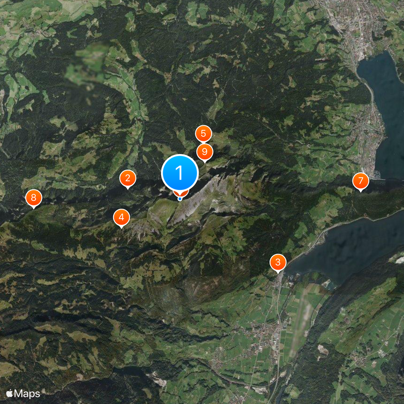 Mount Pilatus Map