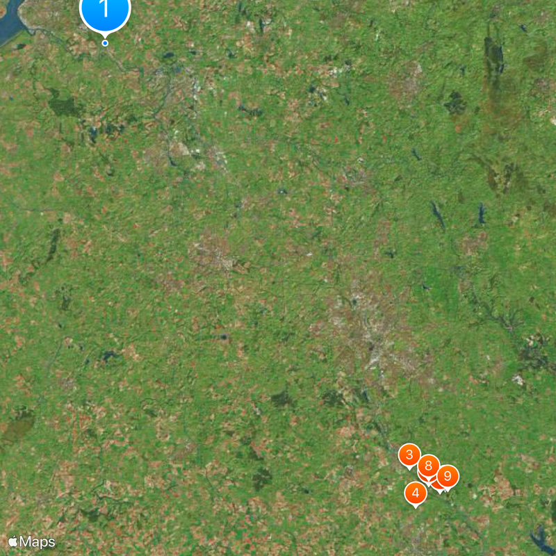 Trent and Mersey Canal Map