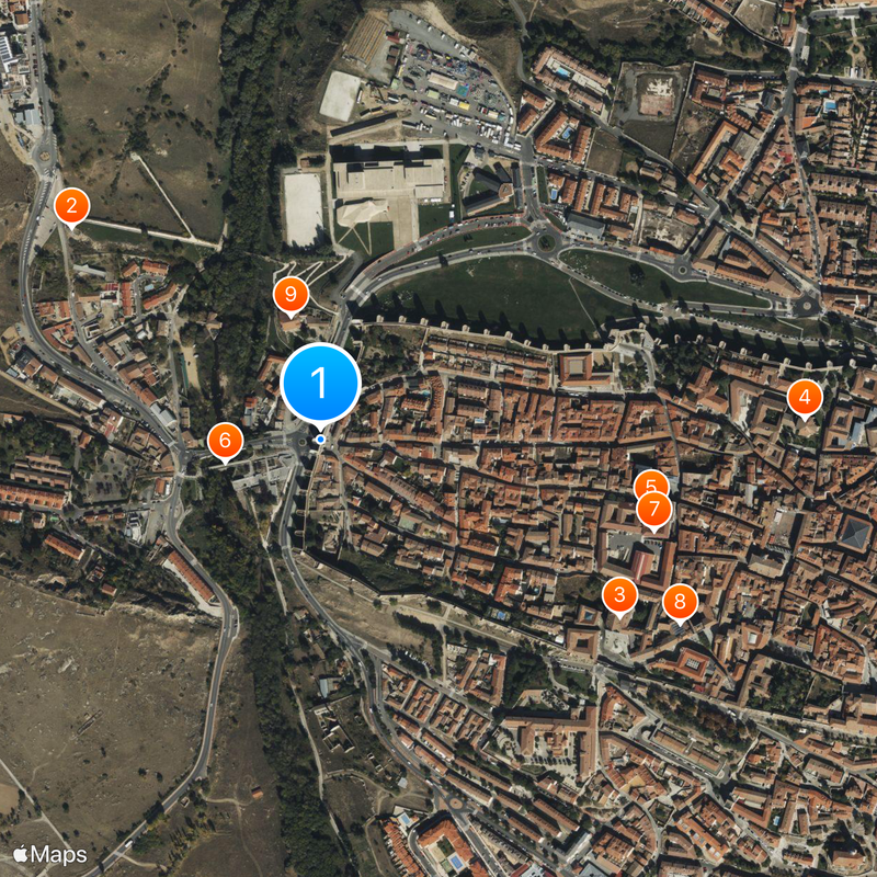 Walls of Ávila Mapa