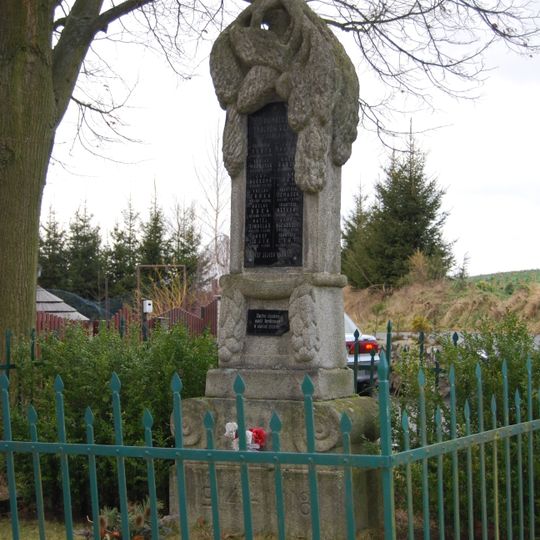 World War I memorial in Dubí Hora