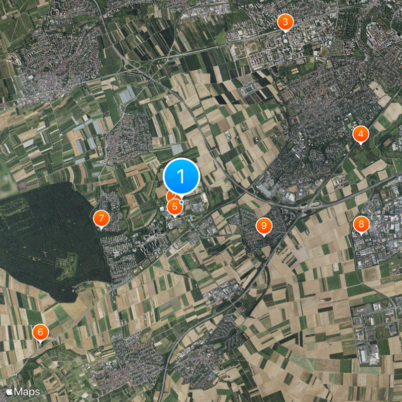 ZDF-Fernsehgarten Map