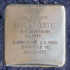 Stolperstein dedicated to Herta Marcus