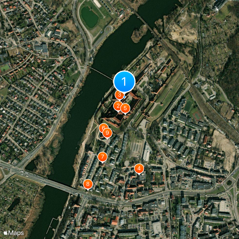 Malbork Castle Museum Map