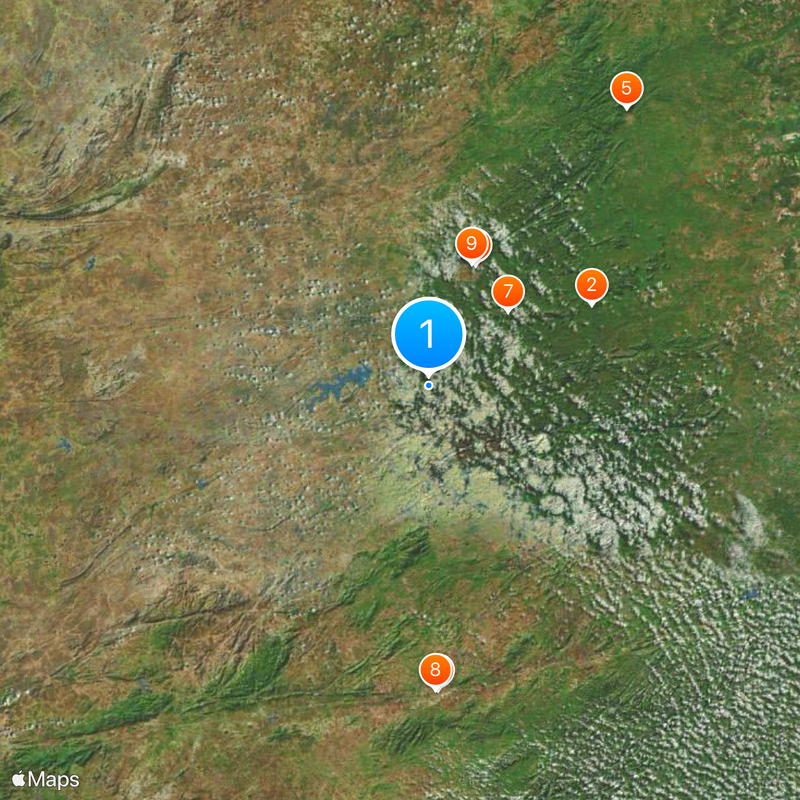 Paraíba do Norte River Map