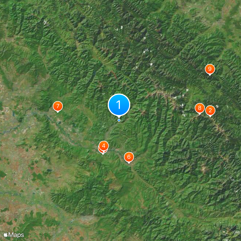 Karpacki Rezerwat Biosfery Mapa