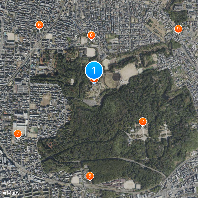 Castillo Fushimi-Momoyama Mapa