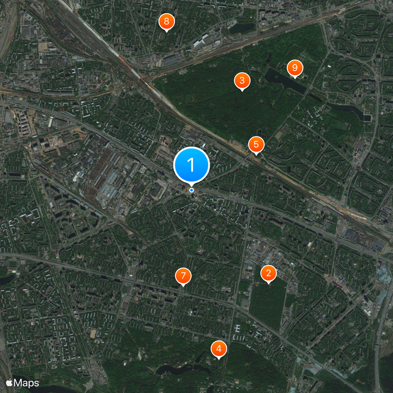 Okskaya Map