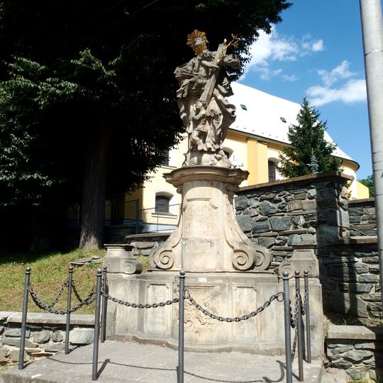 Statue of Saint Joseph and Jesus Christ as a baby