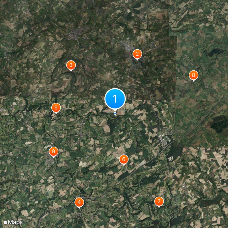 Baja Normandía Mapa