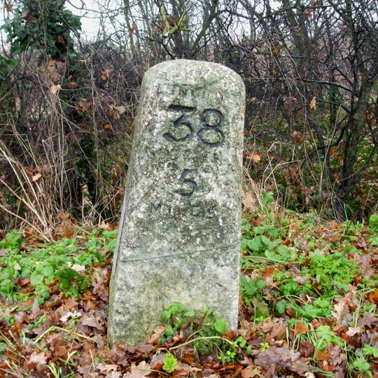 Milestone On Northern Verge Opposite Lodge Cottage, The Lawn Drive