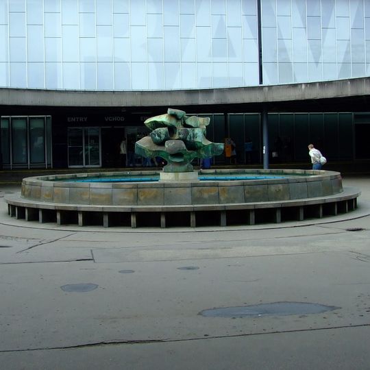 Fountain at Ostrava hlavní nádraží
