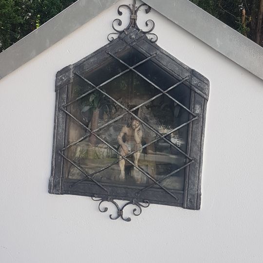 Wayside shrine of the Pensive Christ