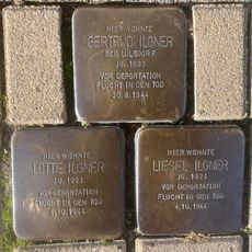 Stolperstein dedicated to Gertrud Ilgner