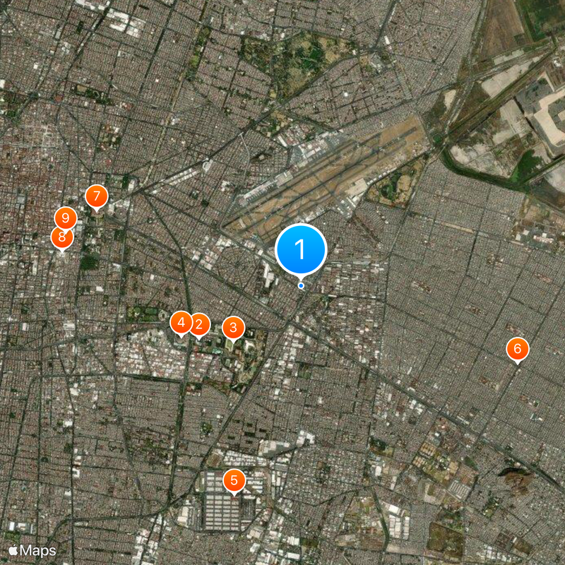 Metro Pantitlán Map