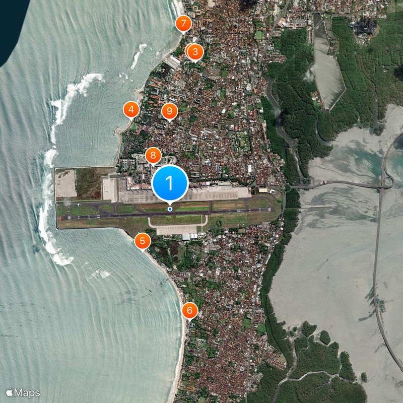 Ngurah Rai International Airport Map