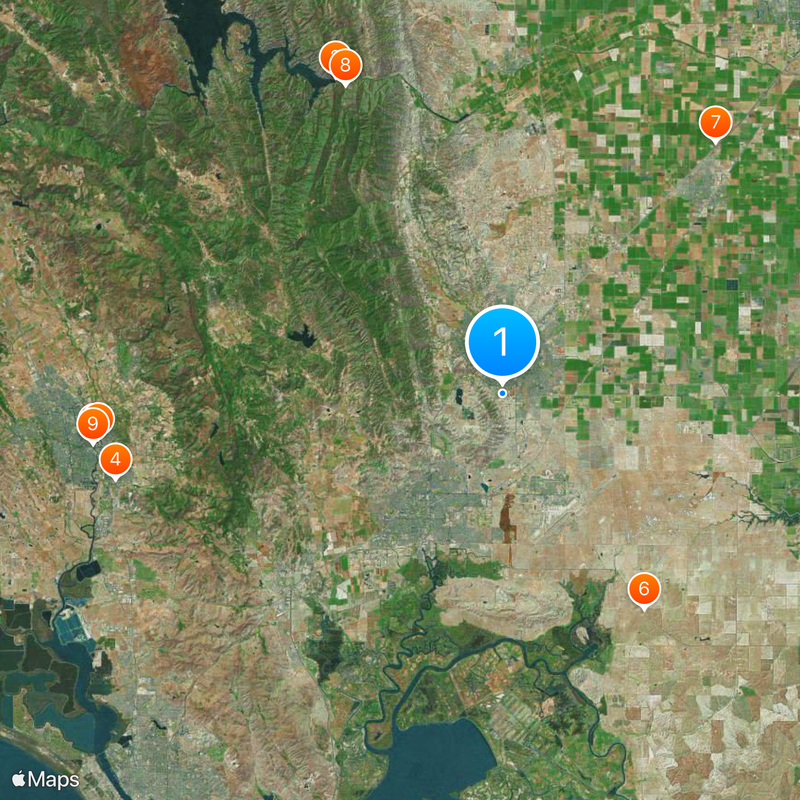 California Medical Facility Mappa