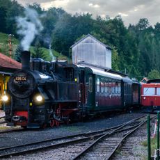 Grünburg station of the Steyrtal Museum Railway