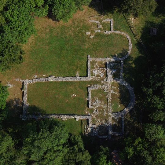 Early Christian Church on the Doss Trento