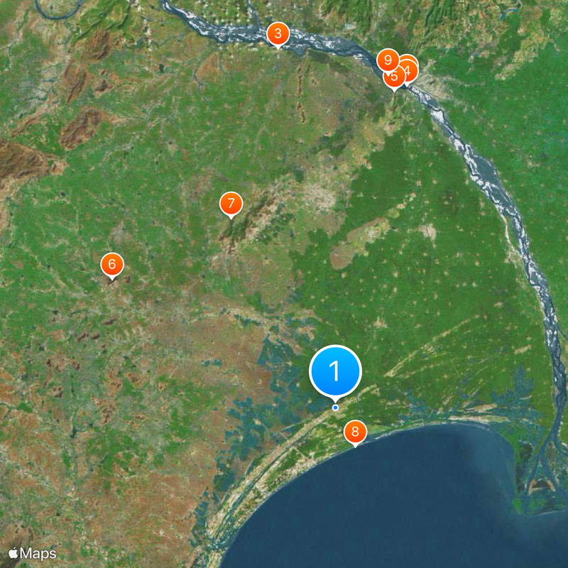 Bapatla Map