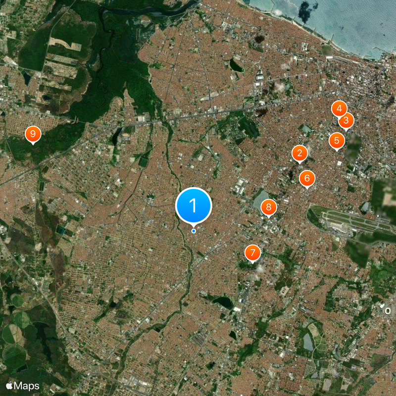Greater Fortaleza Map