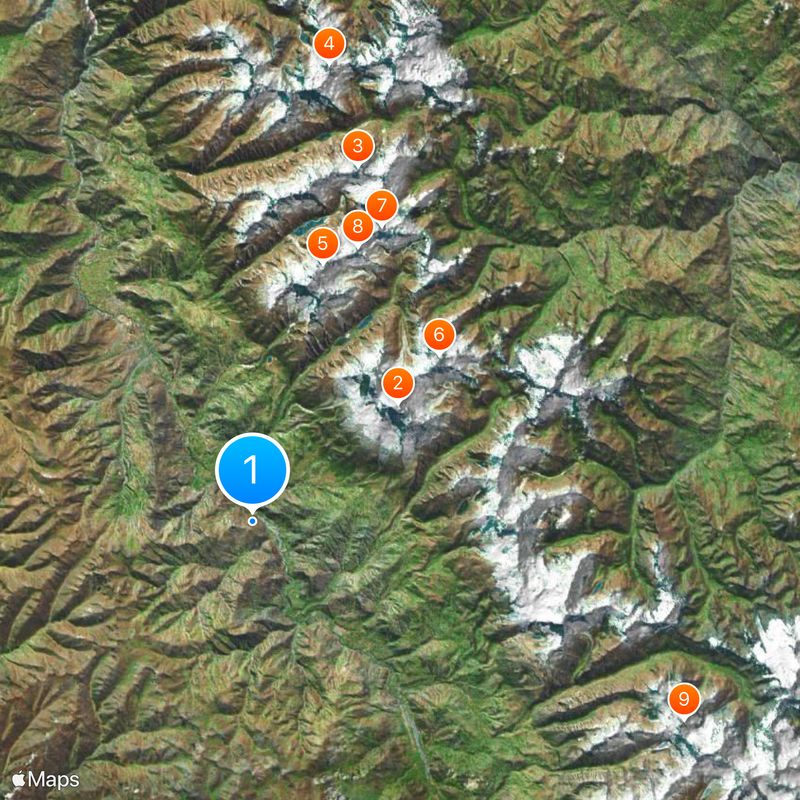 Guitarrero Cave Kaart