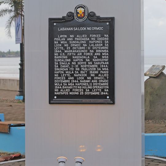 Battle of Ormoc Bay historical marker