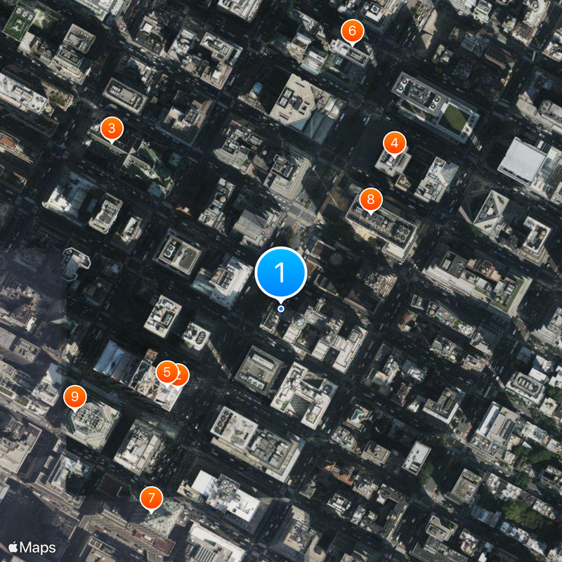 Waldorf-Astoria Hotel Map