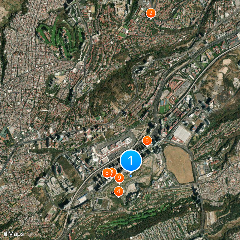 La Mexicana Park Map