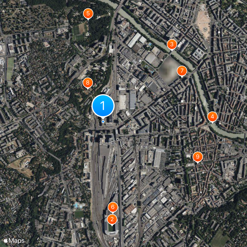 Geneva Freeport Map