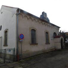 Pamětní deska na bývalé synagoze v Hořicích