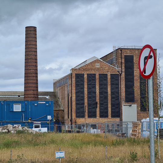 Guardbridge, Paper Mill , Boiler House And Stalk