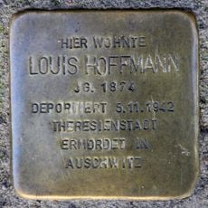 Stolperstein à la mémoire de Louis Hoffmann