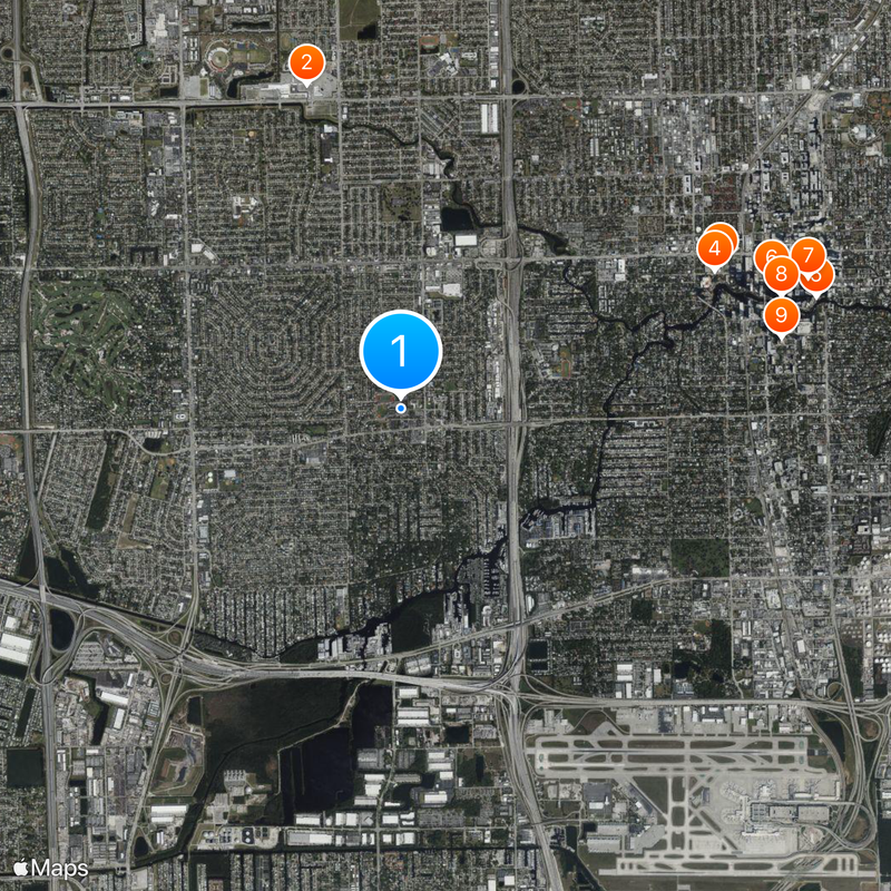 St. Thomas Aquinas High School Map
