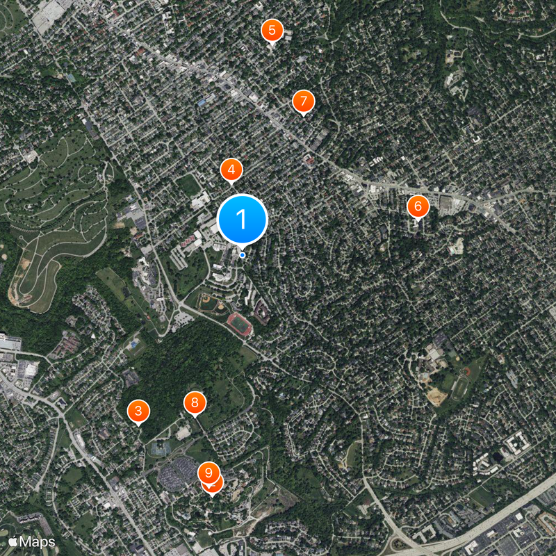 Bellarmine University Map