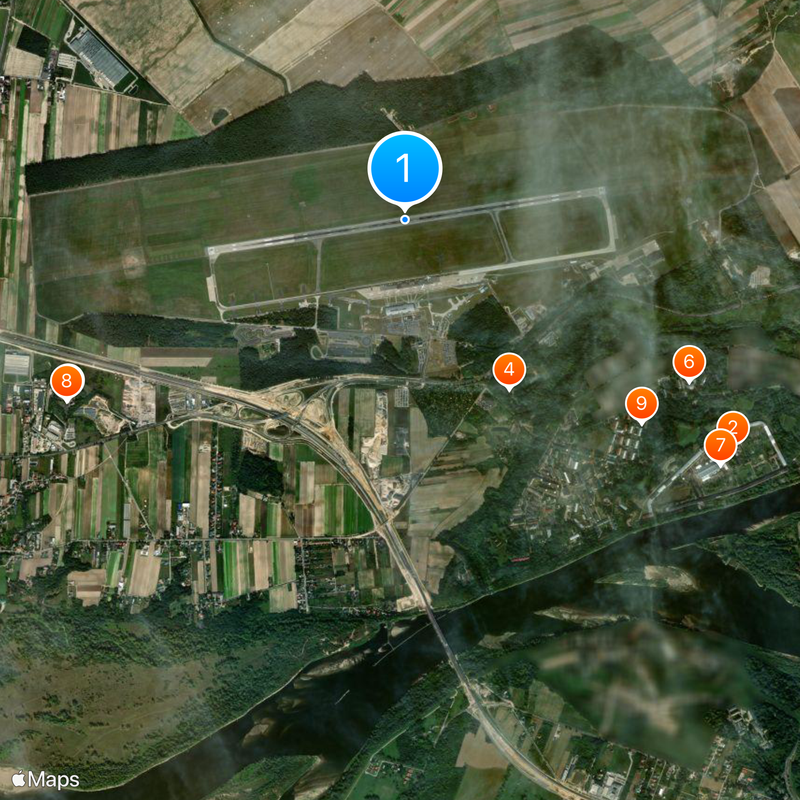 Warsaw-Modlin Mazovia Airport Map