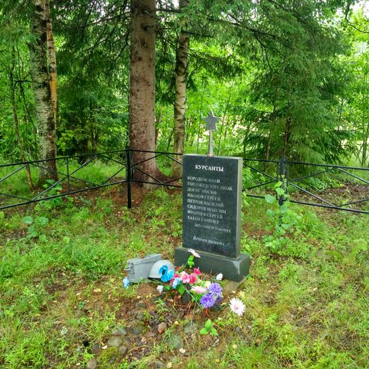 Братская могила курсантов Петроградского военно-типографического училища, павших в бою с белофиннами летом 1919 г.