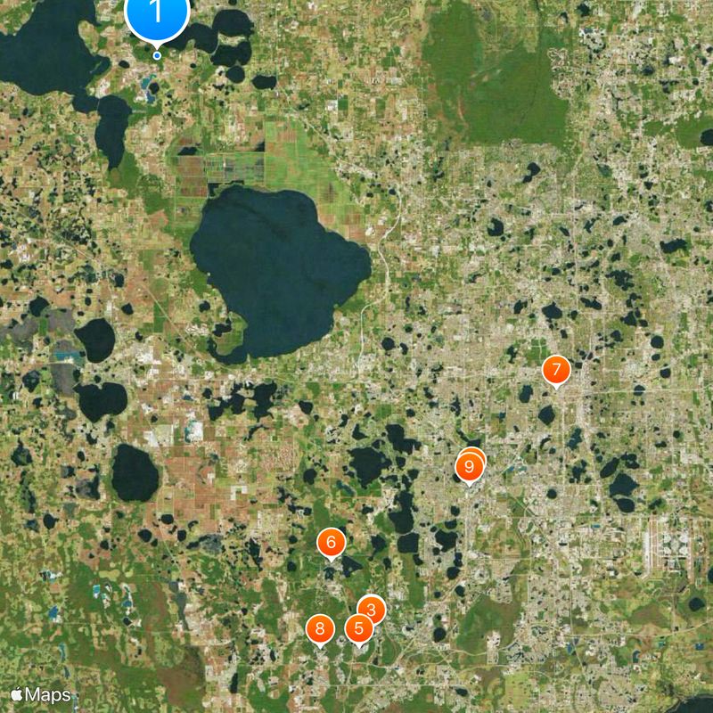 Condado de Lake Mapa