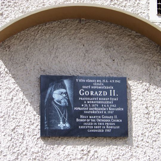 Pamětní deska biskupa Gorazda