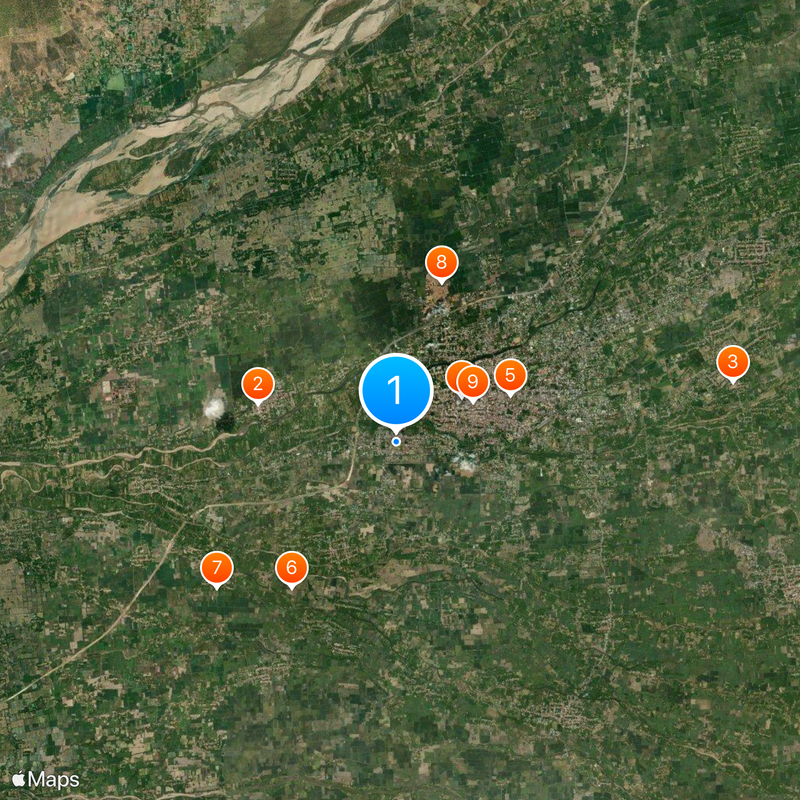 Templo Airavatesvara Mapa