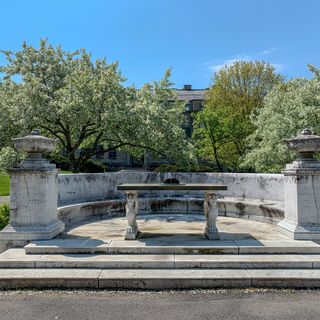 Sheldon Memorial Exedra and Sundial (Cornell)